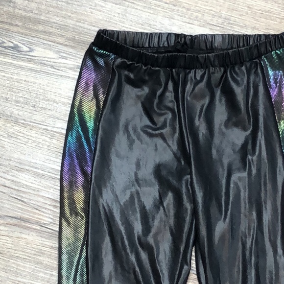 Descendants 3 Faux Pleather Rainbow Textured Pants - Picture 5 of 8